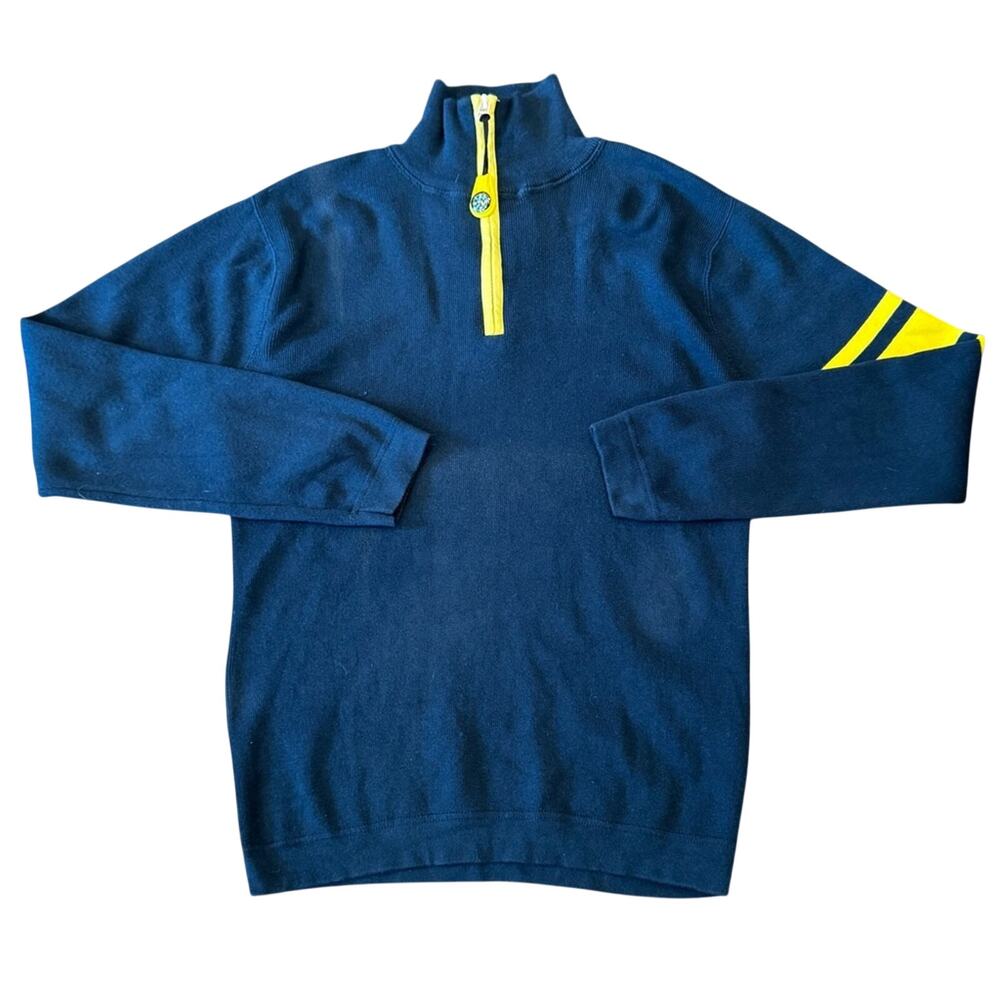 GANT by Michael Bastian “Exploration: Galapagos” Compass‑Zip Sweater Men's M